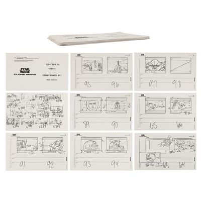 Lot #1024 - Anthony Daniels Collection: Printed Storyboards with Handwritten Notes and Annotations ### STAR WARS: CLONE WARS (2003-2005)