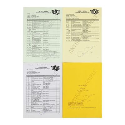 Lot #1030 - Anthony Daniels Collection: Collection of Anthony Daniels' Autographed Script Memos ### STAR WARS: THE RISE OF SKYWALKER (2019)