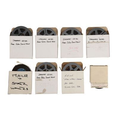 Lot #1032 - Anthony Daniels Collection: Eight 16mm Promo Reels ### STAR WARS: VARIOUS PRODUCTIONS
