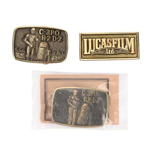 Lot #1044 - Anthony Daniels Collection: Three Vintage Brass Belt Buckles ### STAR WARS: VARIOUS PRODUCTIONS