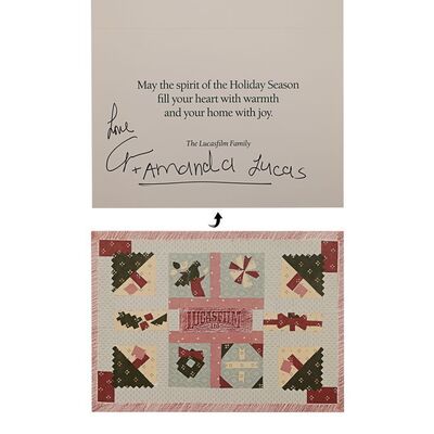 Lot #1052 - Anthony Daniels Collection: Lucasfilm Christmas Card from the Lucas Family ### LUCASFILM