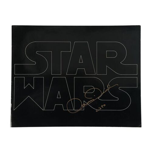 Lot #1055 - Anthony Daniels Collection: Autographed Pre-release Promotional Booklet ### STAR WARS: A NEW HOPE (1977)