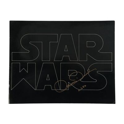 Lot #1055 - Anthony Daniels Collection: Autographed Pre-release Promotional Booklet ### STAR WARS: A NEW HOPE (1977)