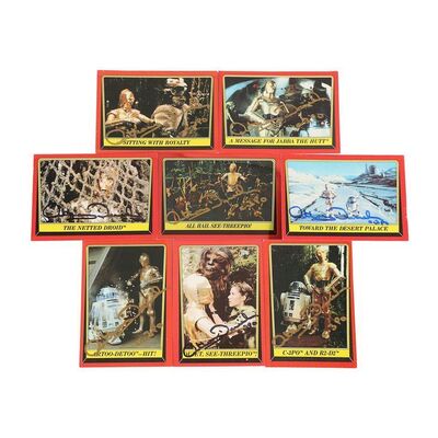 Lot #1058 - Anthony Daniels Collection: Vintage Series 1 C-3PO Trading Cards Autographed by Anthony Daniels ### STAR WARS: RETURN OF THE JEDI (1983)