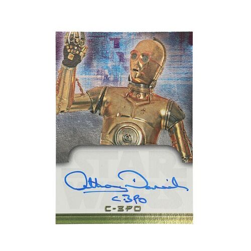Lot #1064 - Anthony Daniels Collection: Autographed C-3PO Topps Card ### STAR WARS: VARIOUS PRODUCTIONS