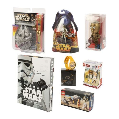 Lot #1065 - Anthony Daniels Collection: Assorted Autographed Modern Toys and Ultimate Star Wars Book ### STAR WARS: VARIOUS PRODUCTIONS