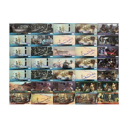 Lot #1066 - Anthony Daniels Collection: Assorted Autographed Widevision Topps Trading Cards ### STAR WARS: VARIOUS PRODUCTIONS