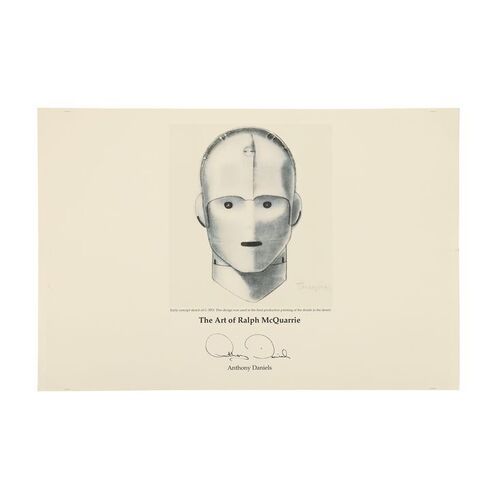 Lot #1067 - Anthony Daniels Collection: Anthony Daniels-autographed Early C-3PO Concept Page ### STAR WARS: VARIOUS PRODUCTIONS