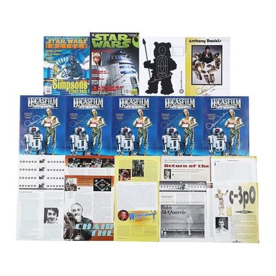 Lot #1068 - Anthony Daniels Collection: Collection of Autographed Fan Magazines and Interview Clippings ### STAR WARS: VARIOUS PRODUCTIONS