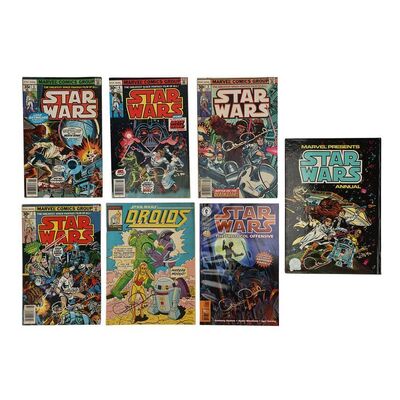 Lot #1069 - Anthony Daniels Collection: Autographed Vintage Comic Book Co-written by Anthony Daniels, Star Wars Comics and Vintage Annual ### STAR WARS: VARIOUS PRODUCTIONS