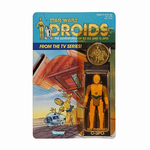 Lot #1084 - Anthony Daniels Collection: Vintage Kenner C-3PO Droids Figure ### STAR WARS: DROIDS (1985)