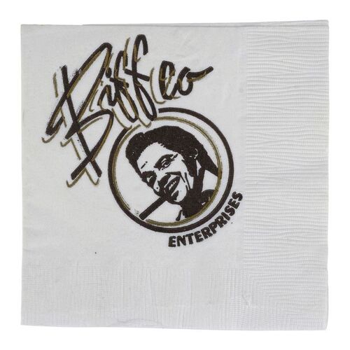 Lot #1136 - BiffCo Enterprises Cocktail Napkin ### BACK TO THE FUTURE PART II (1989)