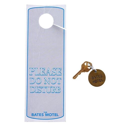 Lot #1138 - Production-Made Bates Motel Key and Door Sign ### BATES MOTEL (T.V. SERIES, 2013 - 2017)