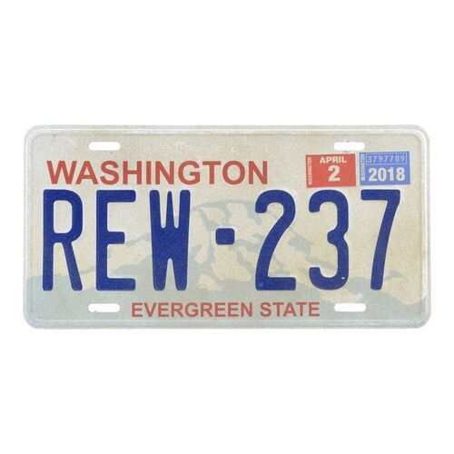Lot #1140 - Marion Crane's (Rihanna) License Plate ### BATES MOTEL (T.V. SERIES, 2013 - 2017)