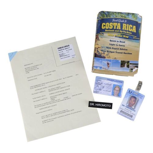 Lot #1143 - Norma Bates' (Vera Farmiga) House Deed and Jake Abernathy's (Jere Burns) ID with Dr. Hiromoto's (Hiro Kanagawa) Badge ### BATES MOTEL (T.V. SERIES, 2013 - 2017)/THE RETURNED (T.V. SERIES, 2015)