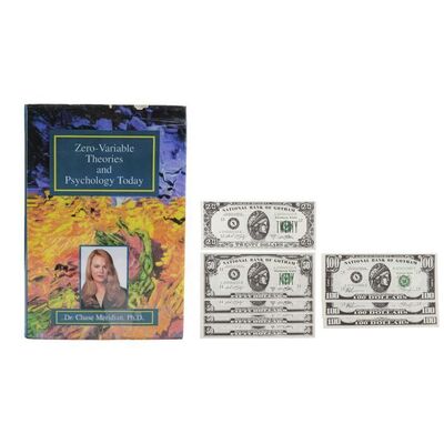 Lot #1147 - Dr. Chase Meridian's (Nicole Kidman) Production-Made "Zero-Variable Theories and Psychology Today" Book and Gotham City Money ### BATMAN FOREVER (1995)