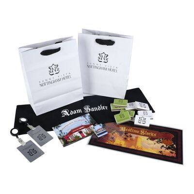 Lot #1156 - Adam Sandler's Chairback with Hotel Accessories and Parking Pass ### BEDTIME STORIES (2008)