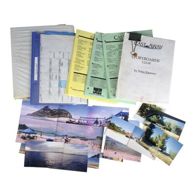Lot #1182 - Set of Storyboards, Crew Lists, and Photo Reference Guides to Plants ### CAST AWAY (2000)