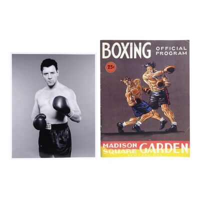 Lot #1191 - Madison Square Garden Boxing Program with Jim Braddock (Russell Crowe) Still ### CINDERELLA MAN (2005)