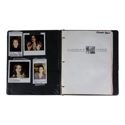Lot #1204 - Richard Dean's Script with Julia Roberts' Continuity Polaroid Photos ### CONSPIRACY THEORY (1997)
