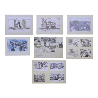 Lot #1206 - Set of Seven Hand-Drawn and Printed Stephen P. Burg Machine Concept Design Boards ### CONTACT (1997)