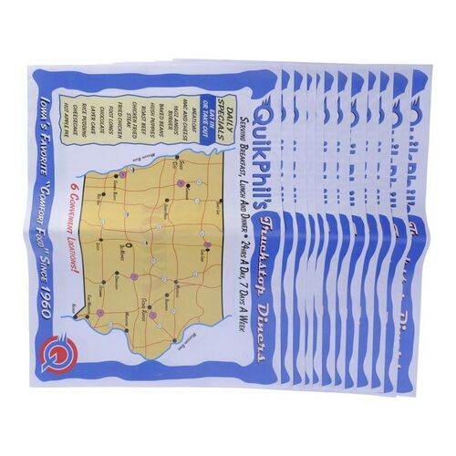 Lot #1207 - Set of Quik Phil's Truck Stop Diner Placemats ### THE CRAZIES (2010)