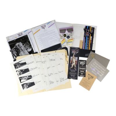 Lot #1227 - Captain EO Opening Day Tickets, Storyboards, and Press Release Folder ### DISNEYLAND PARK