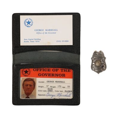 Lot #1239 - Carl Marzack's (Kirk Douglas) ID and Badge ### EDDIE MACON'S RUN (1983)