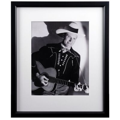 Lot #1273 - Framed Promotional Gene Autry Photograph ### GENE AUTRY