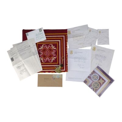 Lot #1285 - Grand Budapest Flooring Sample and Stationery ### THE GRAND BUDAPEST HOTEL (2014)