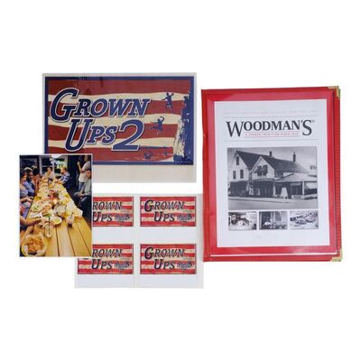 Lot #1291 - Woodman's Menu with Crew Photo and Parking Cards ### GROWN UPS (2010)