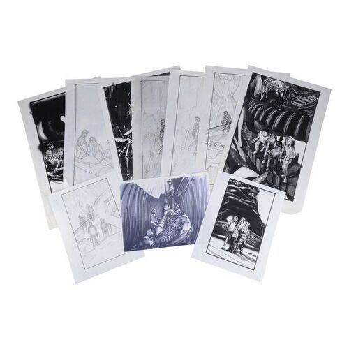 Lot #1310 - Set of Three Hand-Drawn Poster Concept Artworks with Prints ### HONEY, I SHRUNK THE KIDS (1989)