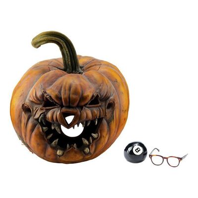 Lot #1313 - Lewis Barnavelt's (Owen Vaccaro) 8 Ball, Large Carved Pumpkin and Glasses ### THE HOUSE WITH A CLOCK IN ITS WALLS (2018)