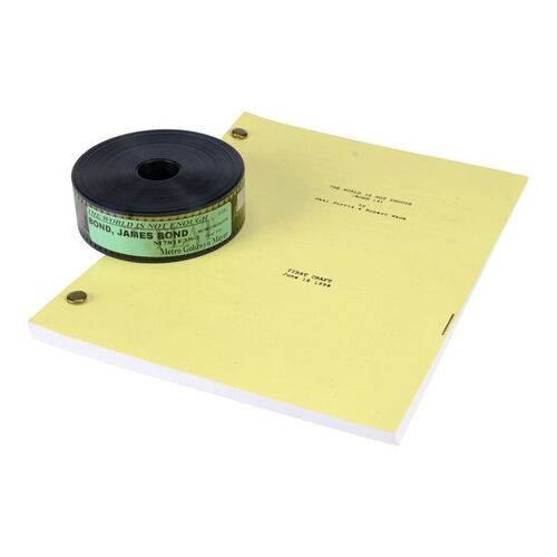 Lot #1336 - First Draft Script and Final Trailer Reel ### JAMES BOND: THE WORLD IS NOT ENOUGH (1999)