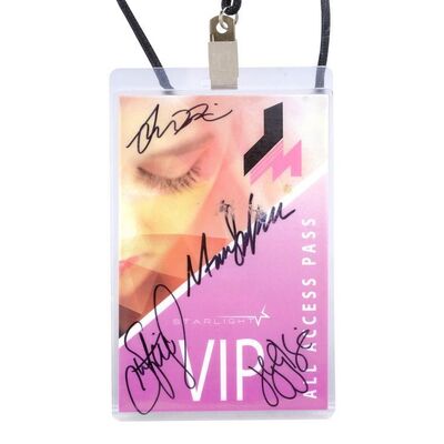 Lot #1344 - Cast-Autographed Starlight VIP Pass ### JEM AND THE HOLOGRAMS (2015)