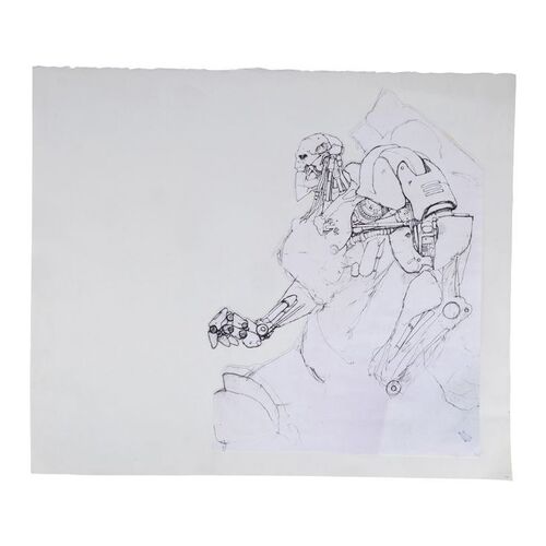 Lot #1347 - ABC Warrior Artwork Print ### JUDGE DREDD (1995)