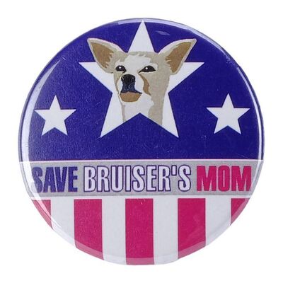 Lot #1368 - "Save Bruiser's Mom" Pin ### LEGALLY BLONDE 2: RED, WHITE & BLONDE (2003)