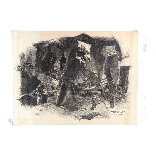 Lot #1380 - Hudson Bluff Hotel Lobby Concept Artwork Print ### THE LOST BOYS (1987)