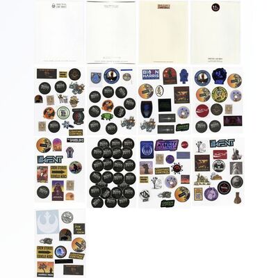 Lot #1384 - Set of Production Stickers and Branded Stationery ### LUCASFILM
