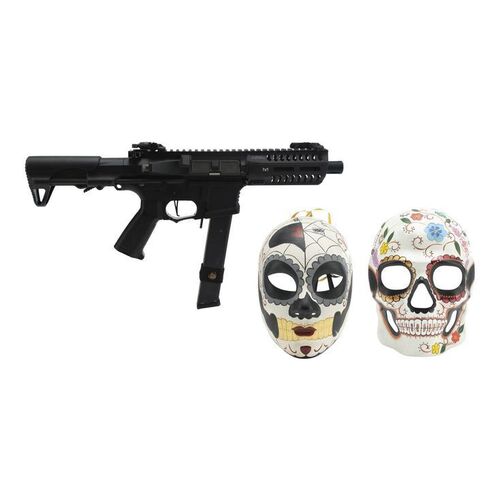 Lot #1387 - Rifle and Pair of Dia De Los Muertos Masks ### MACGYVER (T.V. SERIES, 2016 - 2021)