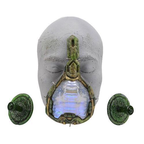 Lot #1404 - Namora's (Mabel Cadena) Breather Mask and Earrings ### BLACK PANTHER: WAKANDA FOREVER (2022)