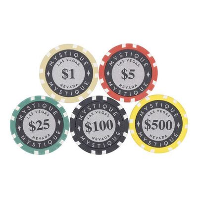 Lot #1442 - Set of Five Mystique Casino Chips ### NEXT (2007)