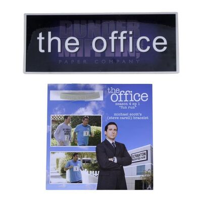 Lot #1452 - Michael Scott's (Steve Carell) "Support The Rabid" Bracelet and Parking Pass ### THE OFFICE (T.V. SERIES, 2005-2013)