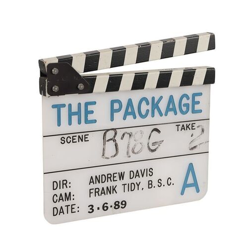 Lot #1460 - Production-used Clapperboard "B78G" ### THE PACKAGE (1989)