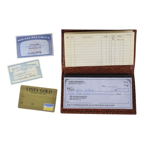 Lot #1461 - Gary Gornowitz's (Barrett C. Lile) "Shiva Brothers" Check and Checkbook ### PAM & TOMMY (2022)