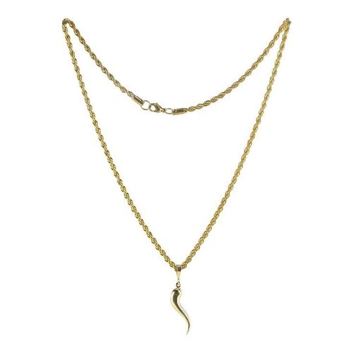 Lot #1462 - Louis "Butchie" Peraino's (Andrew Dice Clay) Italian Horn Necklace ### PAM & TOMMY (2022)