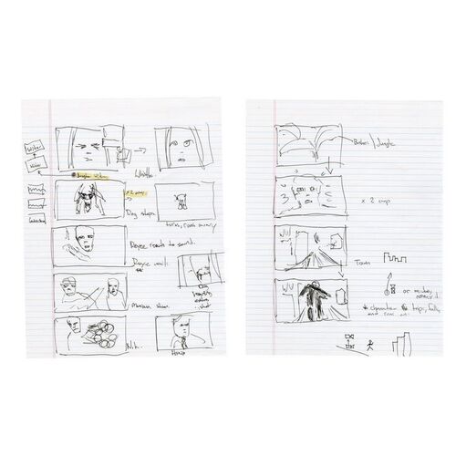 Lot #1485 - Pair of Hand-Drawn Predator Hunt Storyboards ### PREDATORS (2010)