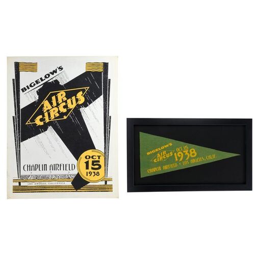 Lot #1503 - Framed Bigelow's Air Circus Pennant and Poster ### THE ROCKETEER (1991)