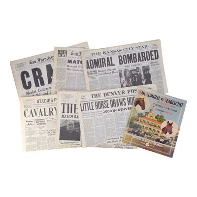 Lot #1518 - Set of Seven Newspapers, Five Racing Forms, and One Program ### SEABISCUIT (2003)