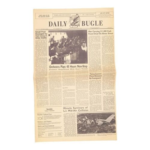 Lot #1521 - Production-Made Portland Daily Bugle Newspaper Cover ### THE SHAWSHANK REDEMPTION (1994)